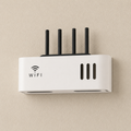Wall-Mounted Wi-Fi Router Storage Box with Ventilation